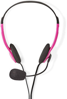 Nedis PC-Headset - CHST100PK Roze