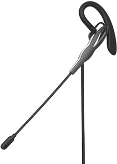 Nedis PC-Headset | In-Ear | Mono | USB Type-A / USB Type-C™ | Inklapbare Microfoon | Grijs / Zwart - CHSTUM210BK