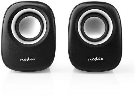 Nedis PC-Speaker - CSPR10020BK - Zilver Zilverkleurig