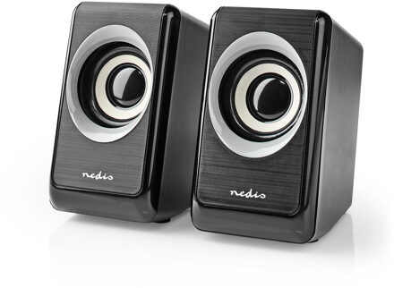 Nedis PC-Speaker - CSPR20020BK - Zwart