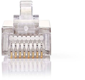 Nedis RJ45-Connector - CCGB89303ME - Transparant