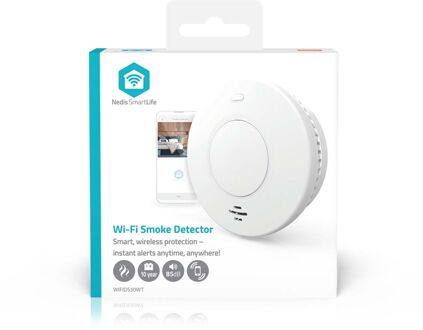 Nedis Rookmelder Smartlife - 10 Jaar Batterij - Smart - Wit