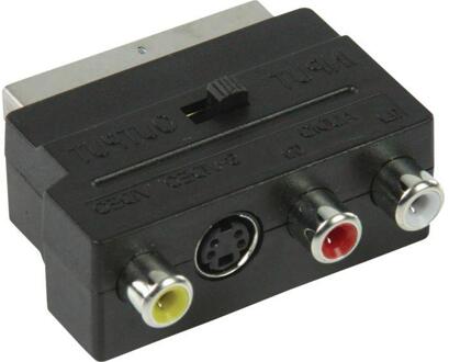 Nedis SCART-Adapter - CVGP31902BK - Zwart