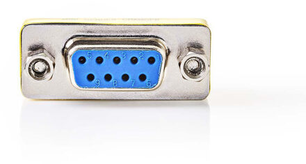 Nedis Seriele Adapter | Adapter | D-SUB 9-Pins Female | D-SUB 9-Pins Female | Vernikkeld | Metaal | Doos - CCGB52810ME