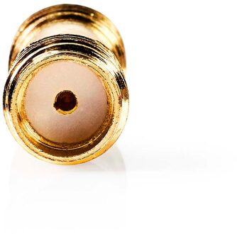 Nedis SMA-Adapter | SMA Female | SMA Female | Verguld | 50 Ohm | Recht | Koper | Goud | 2 Stuks | Doos - CSGB02940GD
