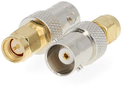 Nedis SMA-Adapter | SMA Male | BNC Female | Verguld | 50 Ohm | Recht | Koper | Goud | 2 Stuks | Doos - CSGB02961GD