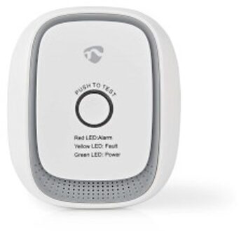 Nedis SmartLife Gasdetector - Zigbee 3.0 Brandbeveiliging Wit