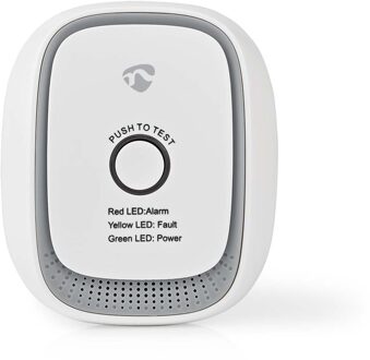 Nedis SmartLife Gasdetector - Zigbee 3.0 Brandbeveiliging Wit