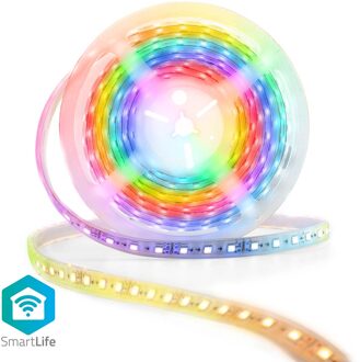 Nedis SmartLife Gekleurde LED-strip | Wi-Fi | Meerkleurig