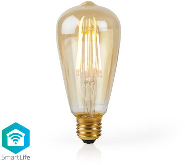 Nedis SmartLife LED Filamentlamp - WIFILF10GDST64 - Goud Goudkleurig