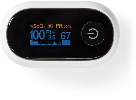 Nedis SmartLife Pulse Oximeter - BTHOX10WT - Wit