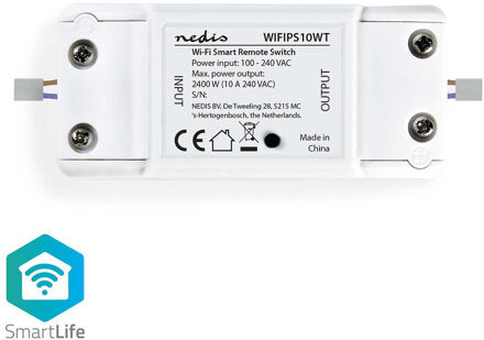 Nedis SmartLife Schakelaar - WIFIPS10WT - Wit