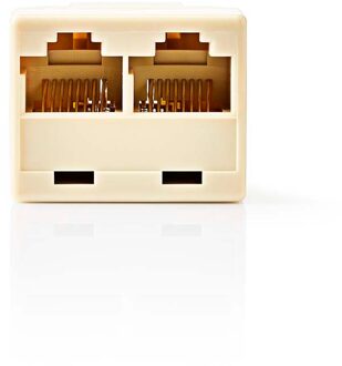 Nedis Telecom-netwerksplitter Fresh Green Box Rj45 Vrouwelijk - 2x Rj45 Ivoor
