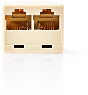 Nedis Telecom-netwerksplitter Fresh Green Box Rj45 Vrouwelijk - 2x Rj45 Ivoor