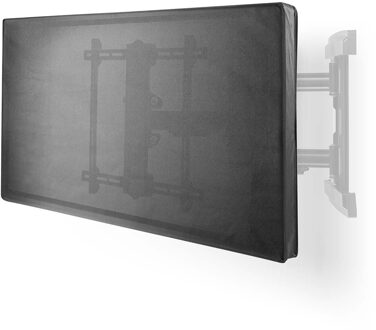 Nedis TV-Beschermhoes voor Buiten | Scherm afmeting: 65 - 70 " | Supreme Quality Oxford | Zwart - TVOC6570BK