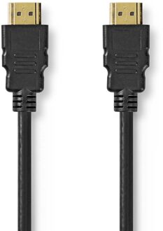 Nedis Ultra High Speed ??HDMI™-Kabel | HDMI™ Connector | HDMI™ Connector | 8K@60Hz | 48 Gbps | 2.00 m | Rond | 6.5 mm | Zwart | Label - CVGL35000BK20