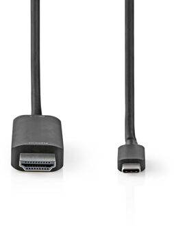 Nedis USB-C Adapter - CCGL64655BK10 Zwart