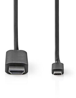 Nedis USB-C Adapter - CCGL64655BK20 Zwart