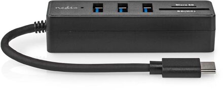 Nedis USB-Hub - CCGB64250BK01 - Zwart
