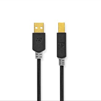 Nedis USB-Kabel - CCBW60100AT10 Zwart