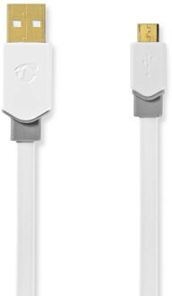 Nedis USB-Kabel - CCBW60500WT10 Wit