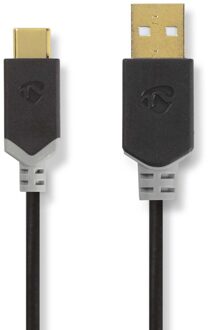 Nedis USB-Kabel - CCBW60600AT10 Zwart