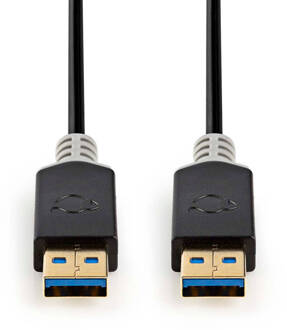 Nedis USB-Kabel - CCBW61000AT20 Zwart