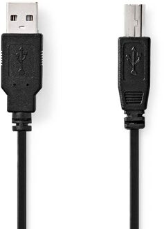 Nedis USB-Kabel - CCGB60100BK50 Zwart