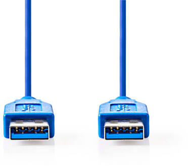 Nedis USB-Kabel - CCGP61000BU10 Blauw