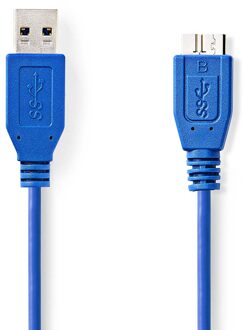 Nedis USB-Kabel - CCGP61500BU50 Blauw