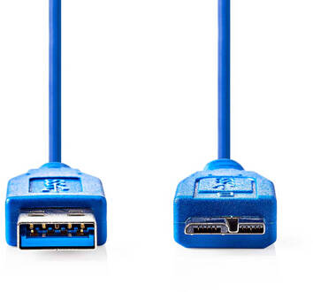 Nedis USB-Kabel - CCGP61500BU50 Blauw