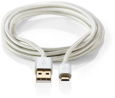 Nedis USB-Kabel - CCTB60500AL30 Zilverkleurig