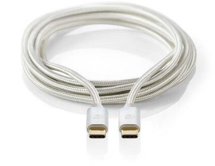 Nedis USB-Kabel - CCTB64700AL20 Zilverkleurig