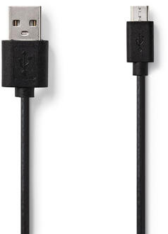 Nedis USB-Kabel - Zwart - 2.00 m