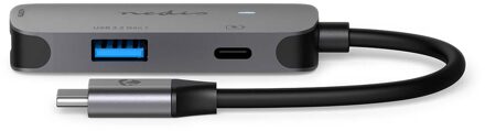 Nedis USB Multi-Port Adapter - CCGB64230GY01 Grijs