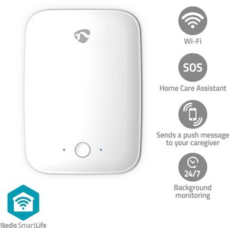 Nedis Valdetector | Wi-Fi | Detectiebereik: 7 m | Effectief gezichtsveld (horizontaal): ±45° | Effectief gezichtsveld (verticaal): ±45° | IP54 | Wit