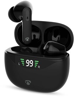 Nedis Volledig Draadloze Oordopjes | ANC (Active Noise Cancelling) | Bluetooth® | Maximale batterijduur: 30 uur | Aanraakbediening | Charging case |