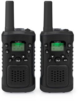 Nedis Walkie talkie Set - WLTK0610BK - Zwart