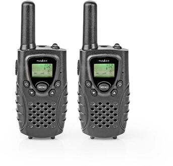 Nedis Walkie talkie Set - WLTK0800BK - Zwart