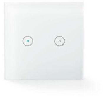 Nedis WiFi Smart Light Switch | Dual Smart home accessoire Wit