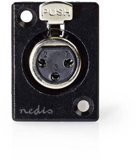 Nedis XLR-Connector - COTP15911BK - Zwart