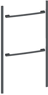 Neff Z9105AY0 Flex Design zijlijsten en grepen Anthracite Grey voor bakoven 60 cm + compacte bakoven 45 cm restant