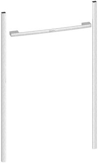Neff Z990AMY0 Flex Design zijlijsten en greep Metallic Silver voor warmhoudlade 29 cm + bakoven 60 cm restant
