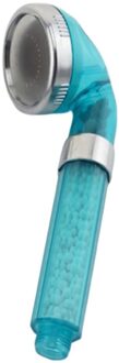 Negatieve Ionen Douche Bad Pressurized Water Saving Grote Handheld Spa Douchekop Douche Set lucht blauw