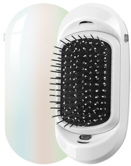 Negatieve Ionen Haar Kam Draagbare Elektrische Ionische Haarborstel 2.0 Upgrade Hoofdhuid Massage Kam Magic Styling Hair Brush Voor Zwart Haar Aurora vibration