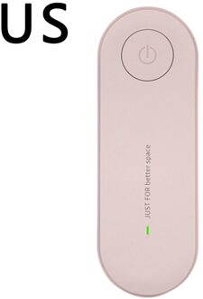 Negatieve Ionen Luchtreiniger Geur Deodorizer Duurzaam Verwijderen Stof Rook Verwijdering Formaldehyde Verwijdering Thuisgebruik roze-US