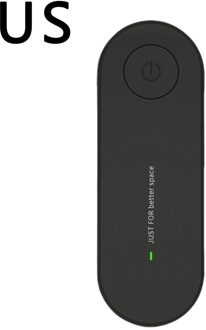 Negatieve Ionen Luchtreiniger Geur Deodorizer Duurzaam Verwijderen Stof Rook Verwijdering Formaldehyde Verwijdering Thuisgebruik zwart-US