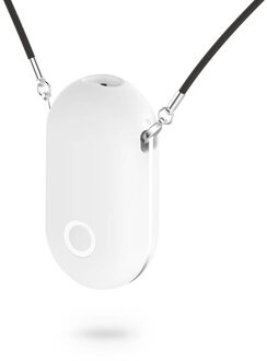 Negatieve Ionen Luchtreiniger Wearable Ketting Mini Draagbare Usb Air Cleaner Negatieve Lon Generator Lage Noise Luchtreiniger wit