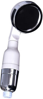 Negatieve Lonic Filtratie Douchekop Drie Modus Hoge Druk Steen Gezondheid All-Natuurlijke Water Filter Badkamer Bad Douchekop wit