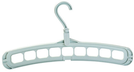 Negen-gat Roterende Magic Kleerhanger Thuis Organisator multifunctionele Opvouwbare magie Hanger Garderobe Drogen Voor Kleding opslag groen